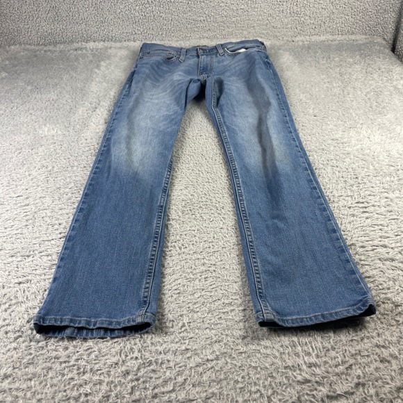 Hollister Other - Hollister Epic Flex Slim Straight Jeans Mens 28x30 Medium Wash Blue Denim